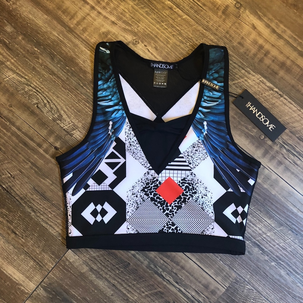We Are Handsome Bra Top - Azul